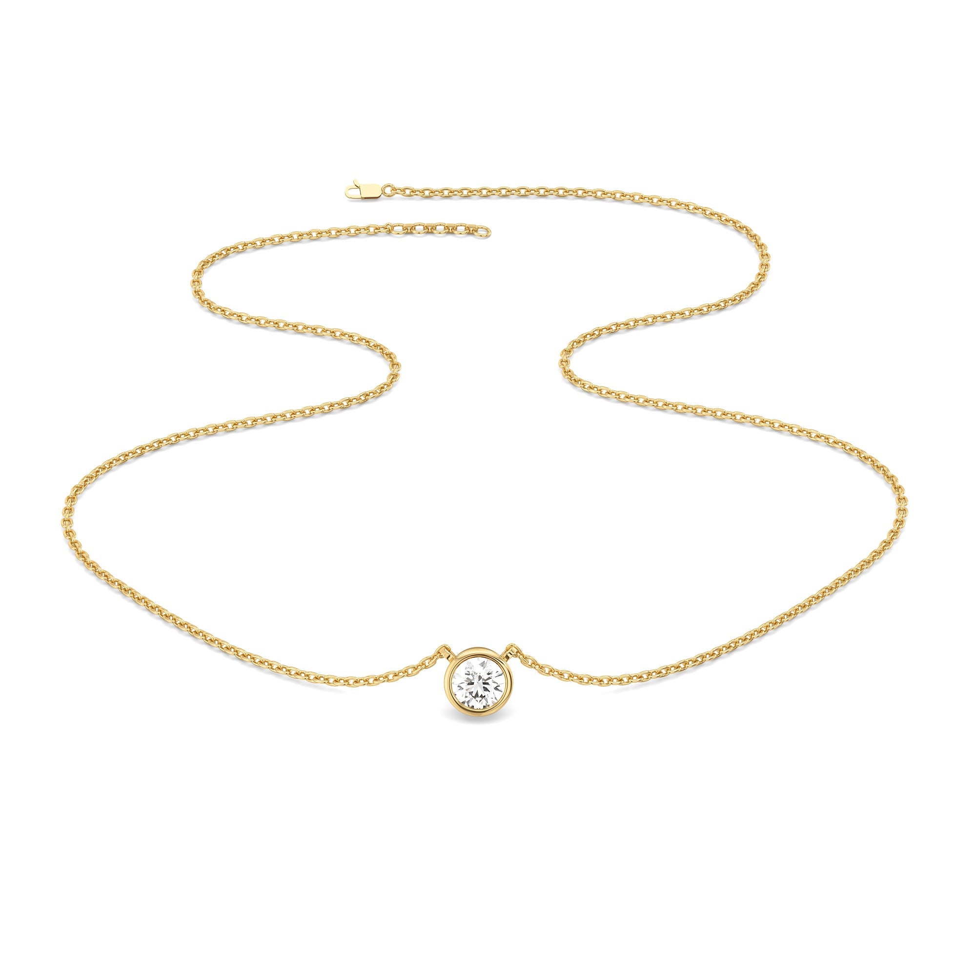 Eternal Shine - Lab Diamond Solitaire Pendant Necklace