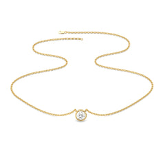 Eternal Shine - Lab Diamond Solitaire Pendant Necklace