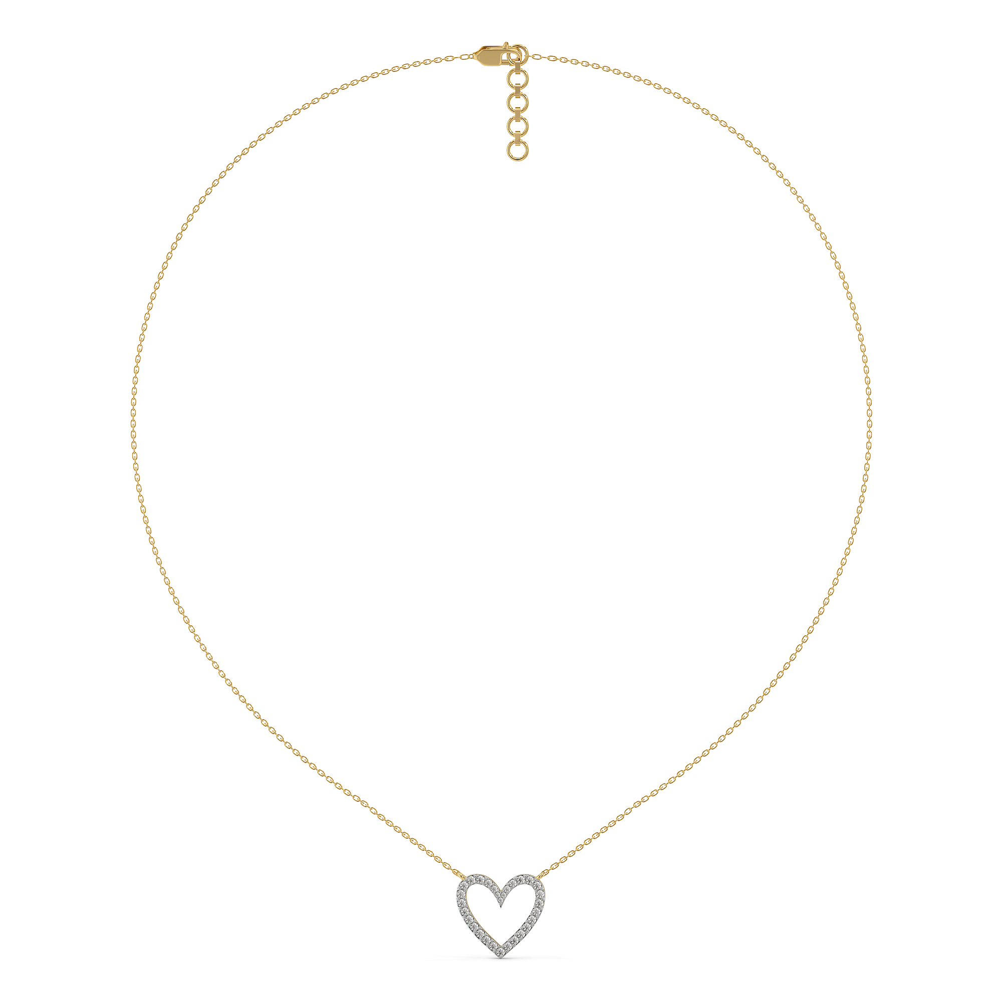 Everlasting Heart - Lab Diamond Necklace