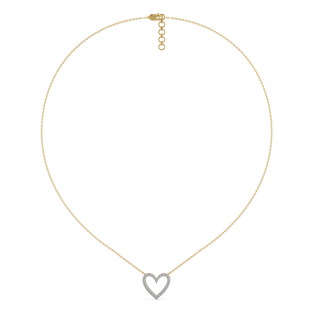 Everlasting Heart - Lab Diamond Necklace