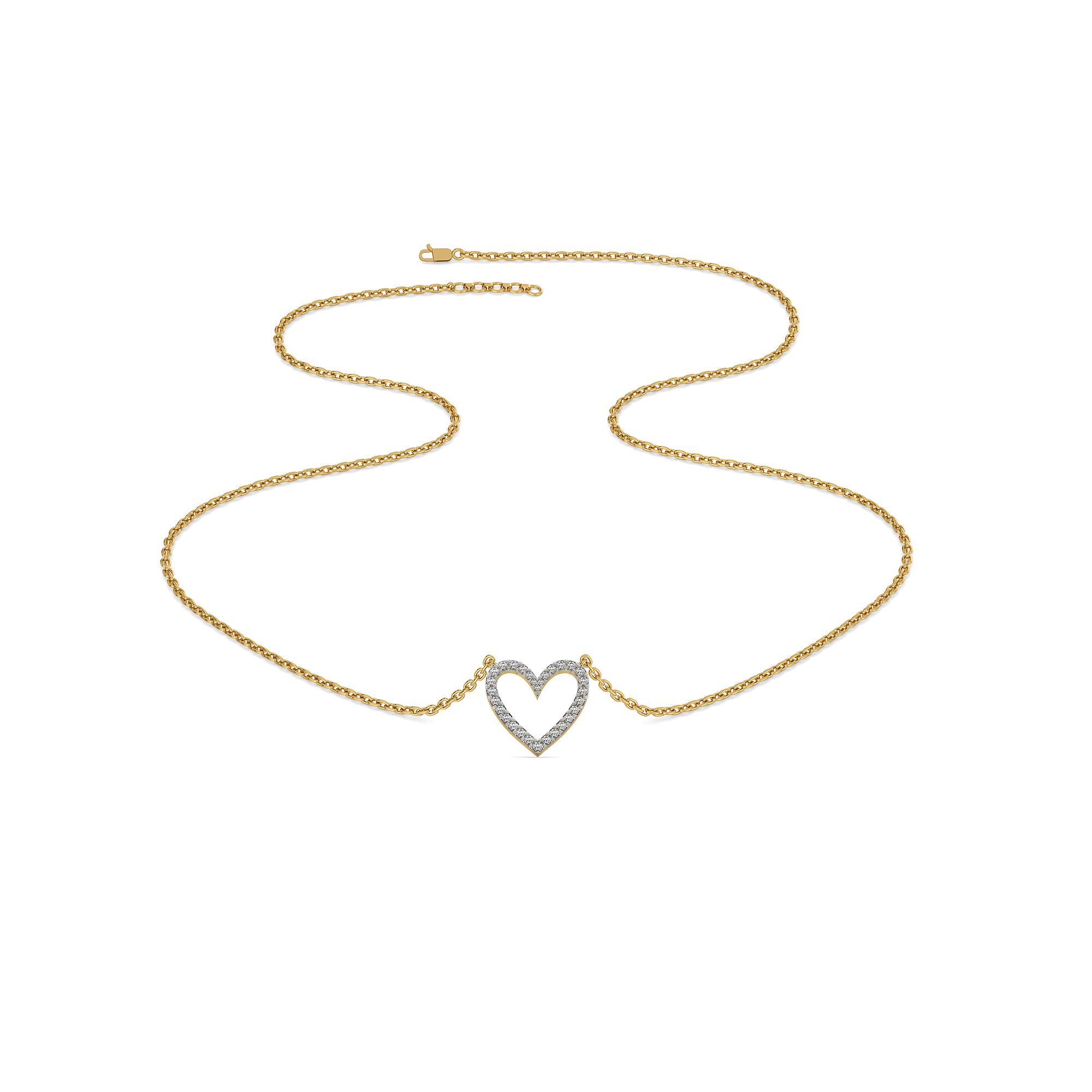 Everlasting Heart - Lab Diamond Necklace Secondary image