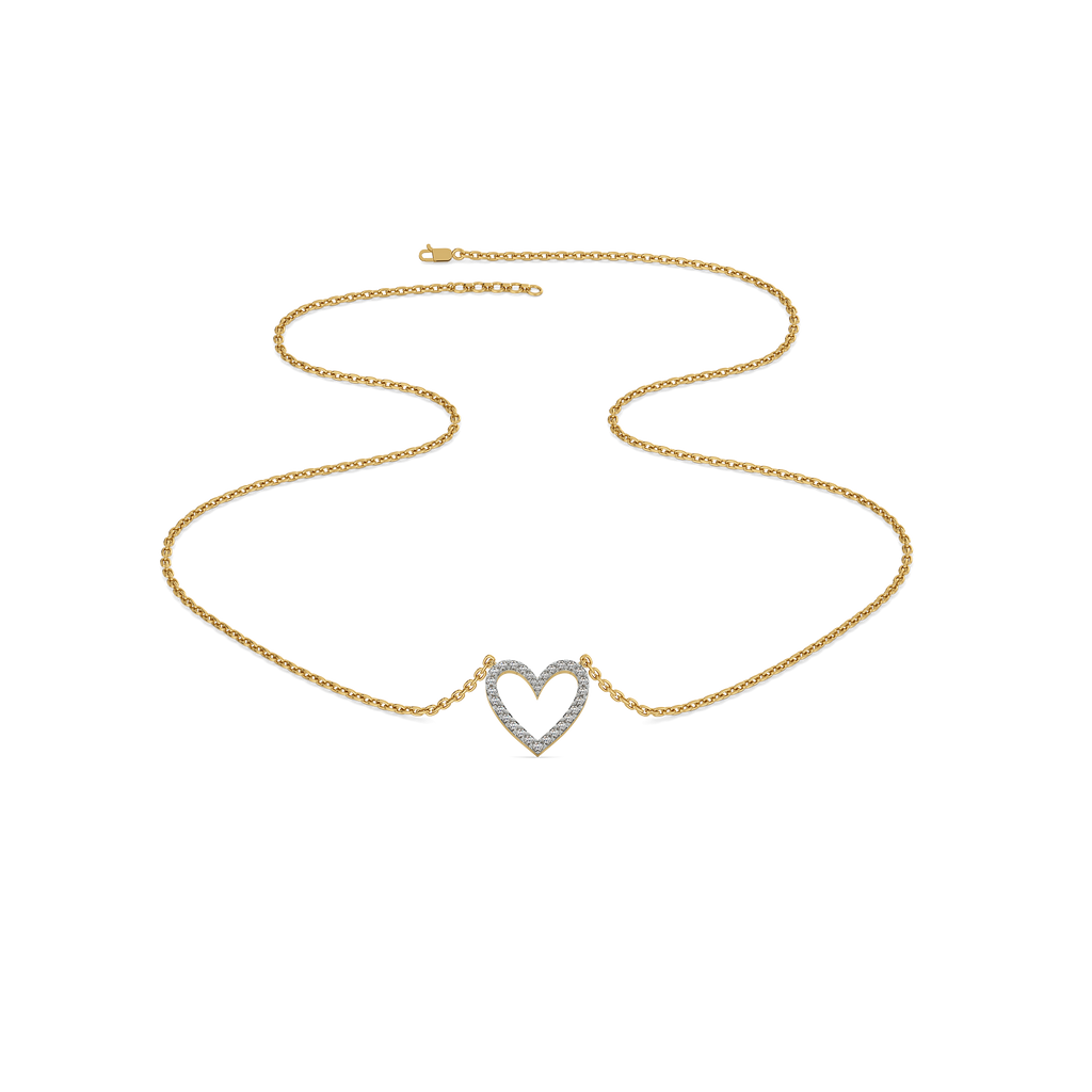 Everlasting Heart - Lab Diamond Necklace