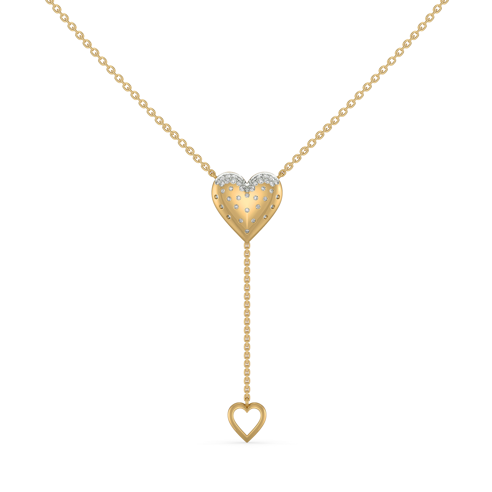 Promise Heart - Lab Diamond Pendant Necklace
