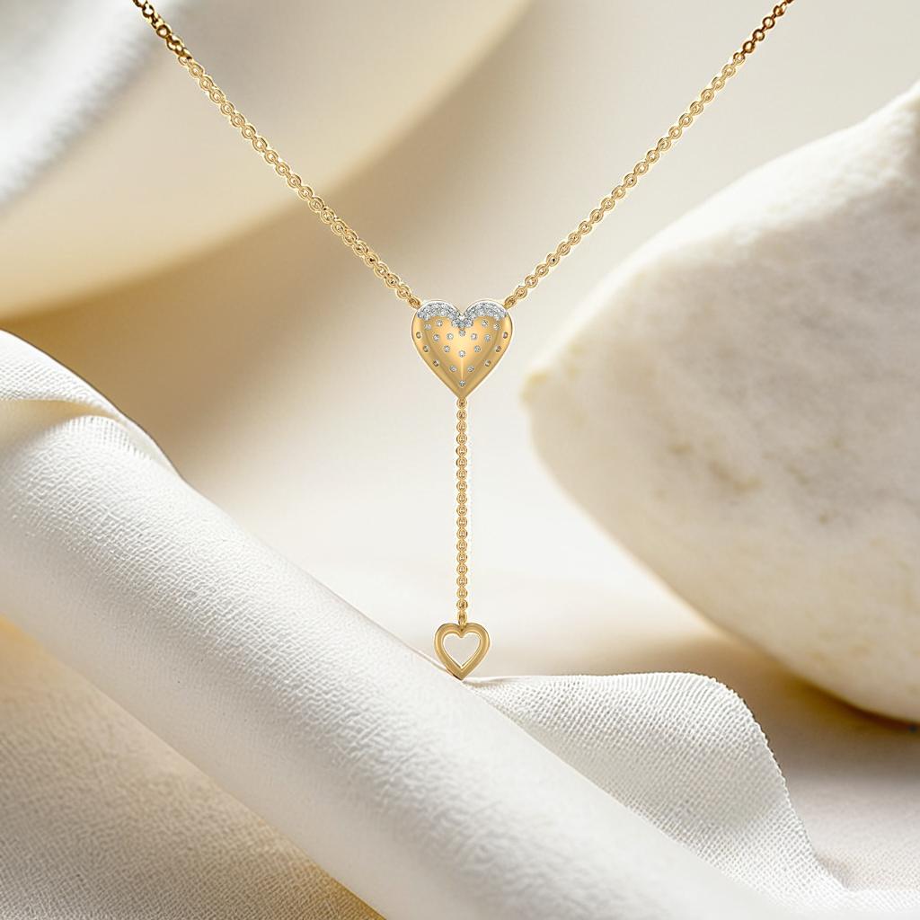 Promise Heart - Lab Diamond Pendant Necklace Main image