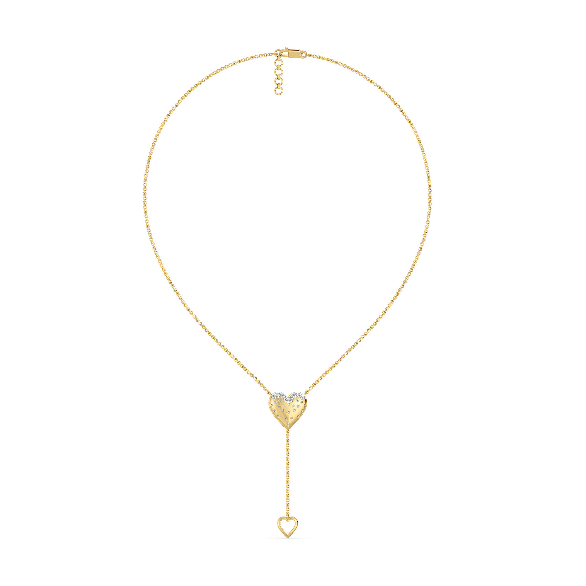 Promise Heart - Lab Diamond Pendant Necklace