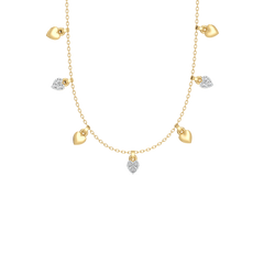 Beating Heart - Lab Diamond Charm Necklace