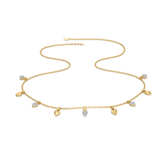 Beating Heart - Lab Diamond Charm Necklace