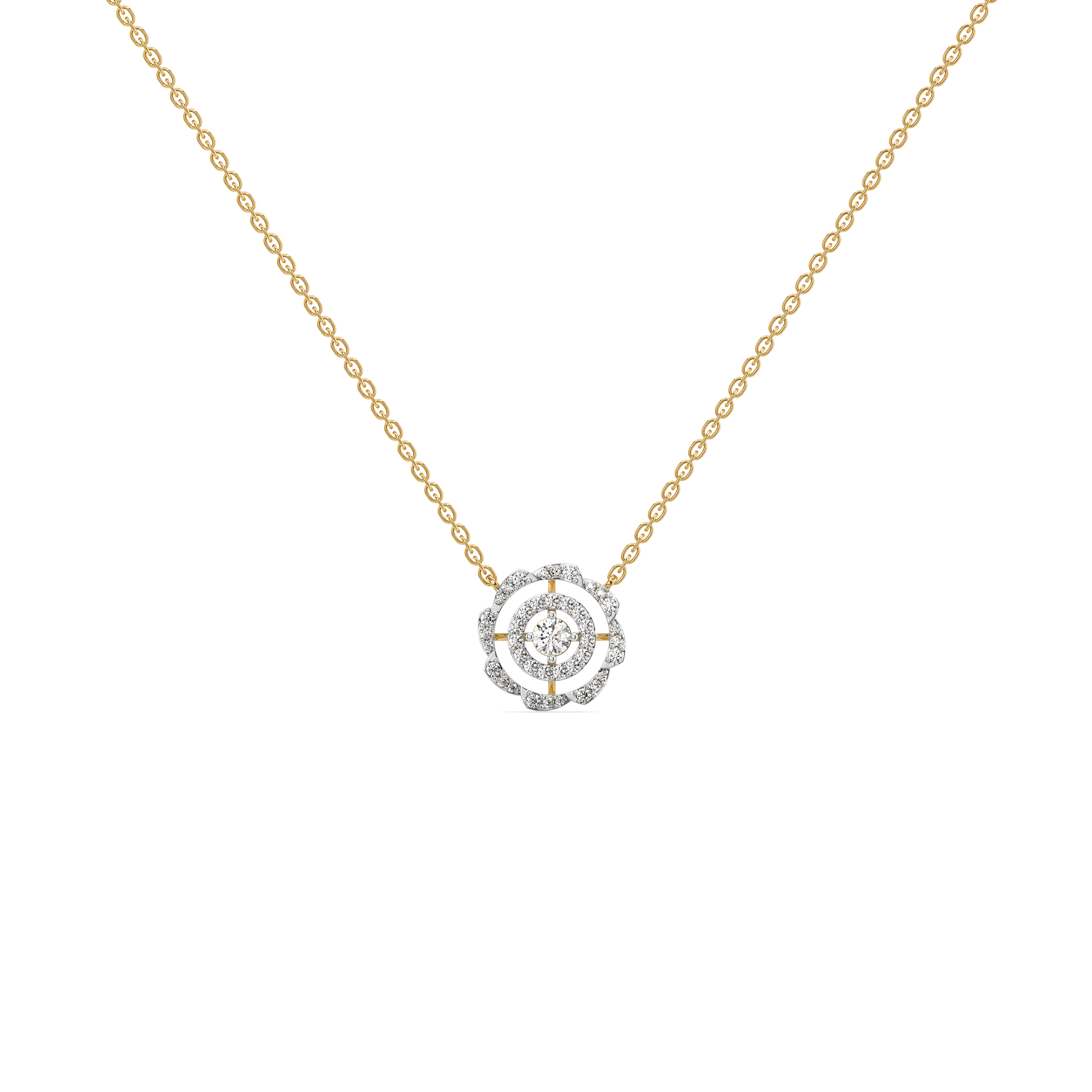 Stellar Shine – Lab Diamond Solitaire Necklace