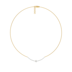 Line of Light - Lab Diamond Solitaire Necklace