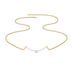 Line of Light - Lab Diamond Solitaire Necklace