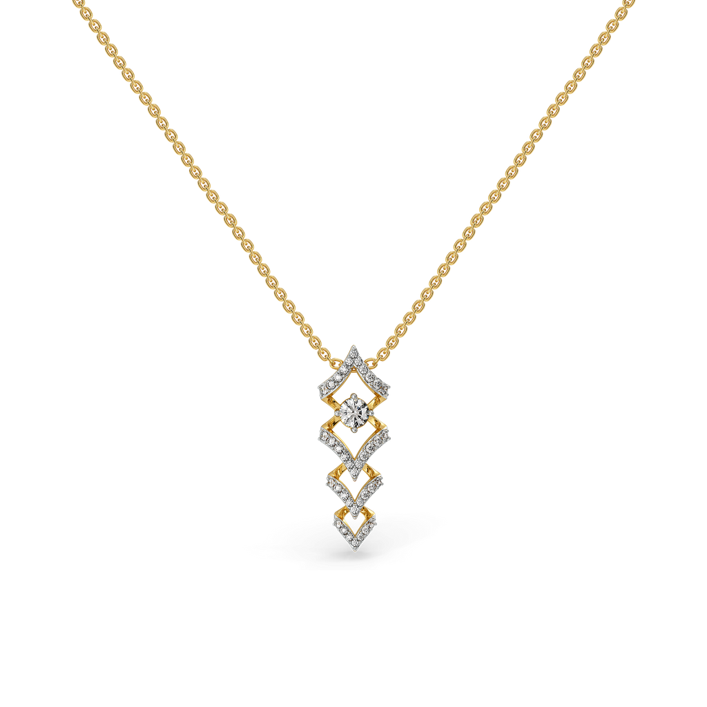 Fierce Aura - Lab Diamond Solitaire Necklace