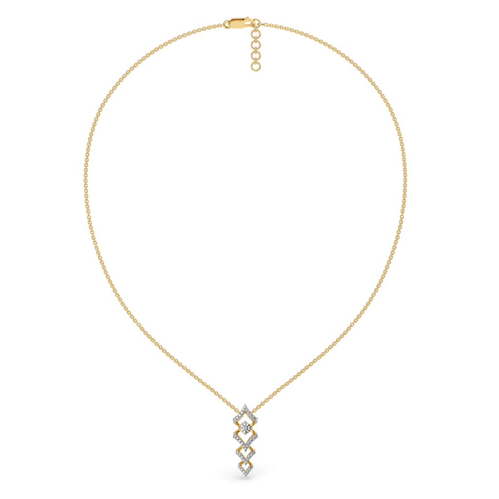 Fierce Aura - Lab Diamond Solitaire Necklace