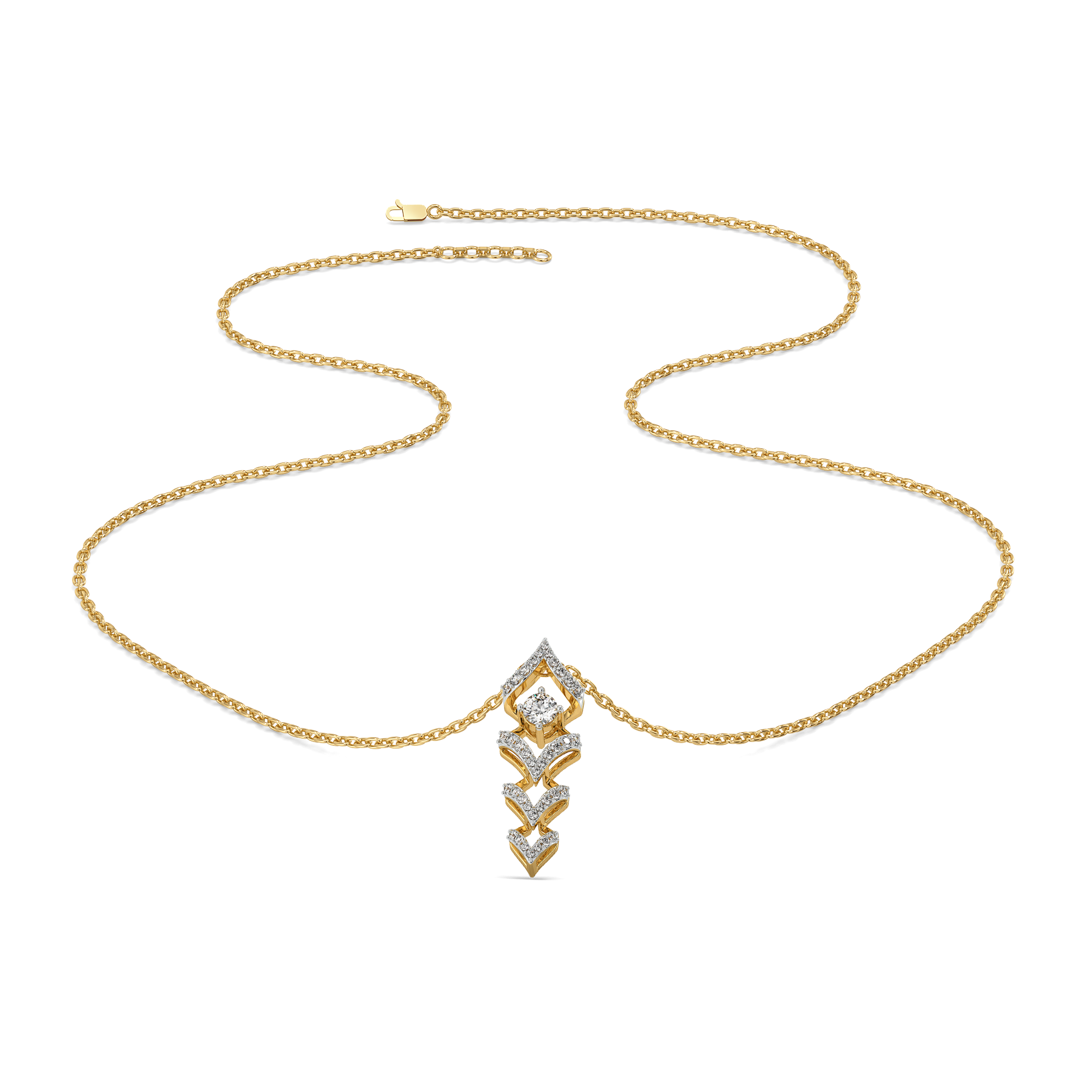 Fierce Aura - Lab Diamond Solitaire Necklace