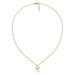 Bow Blush - Lab Diamond Necklace