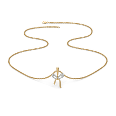 Bow Blush - Lab Diamond Necklace