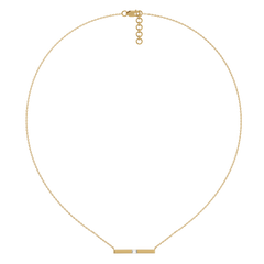 Modern Baguette - Lab Diamond Necklace