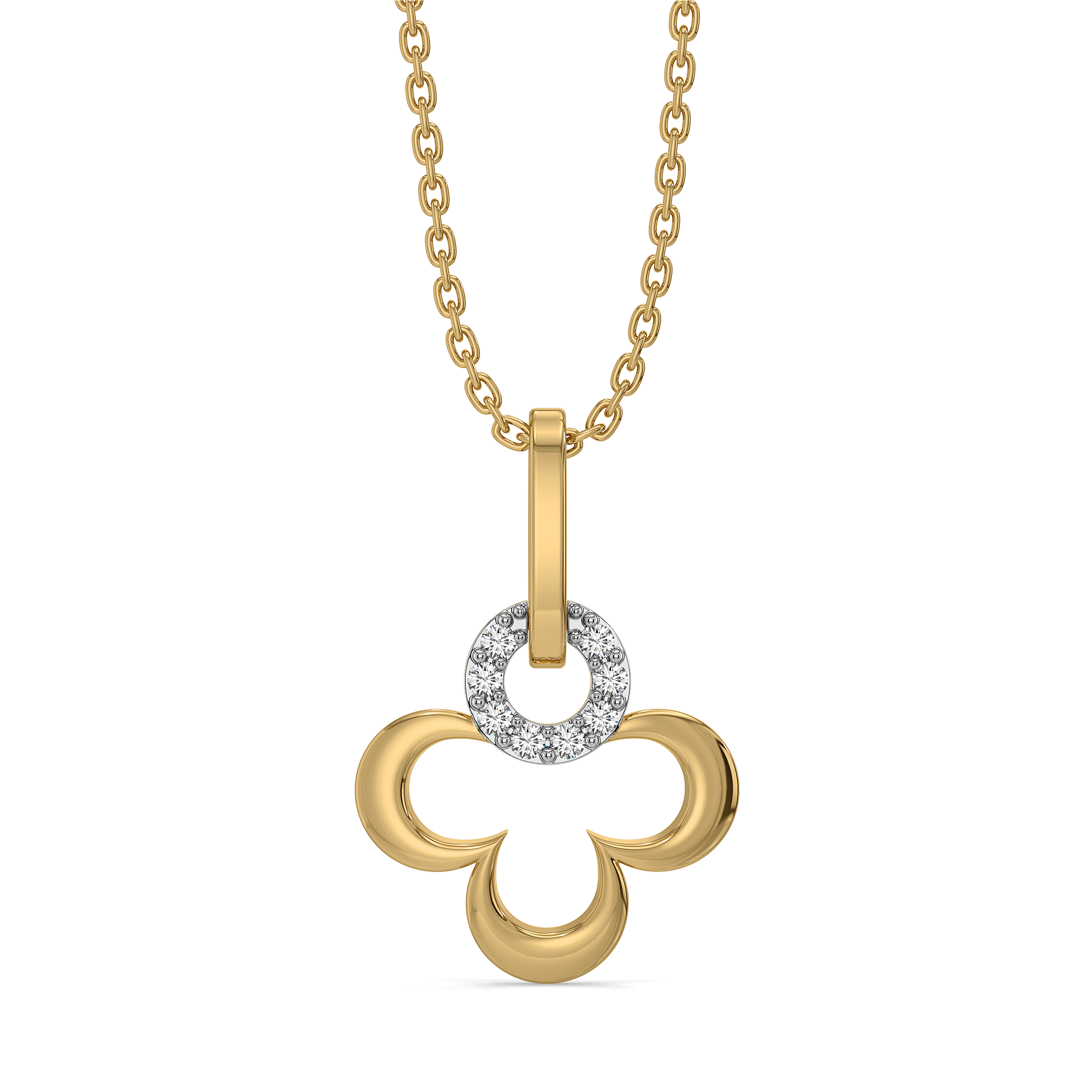 Lucky Bloom - Lab Diamond Pendant