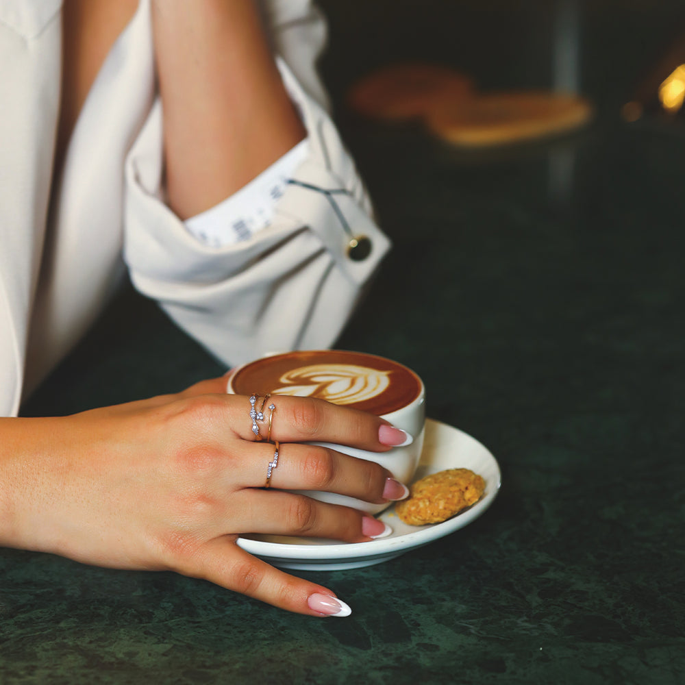 Arrowhead - Lab Diamond Open Top Ring