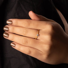 Twist of Fate - Lab Diamond Solitaire Ring