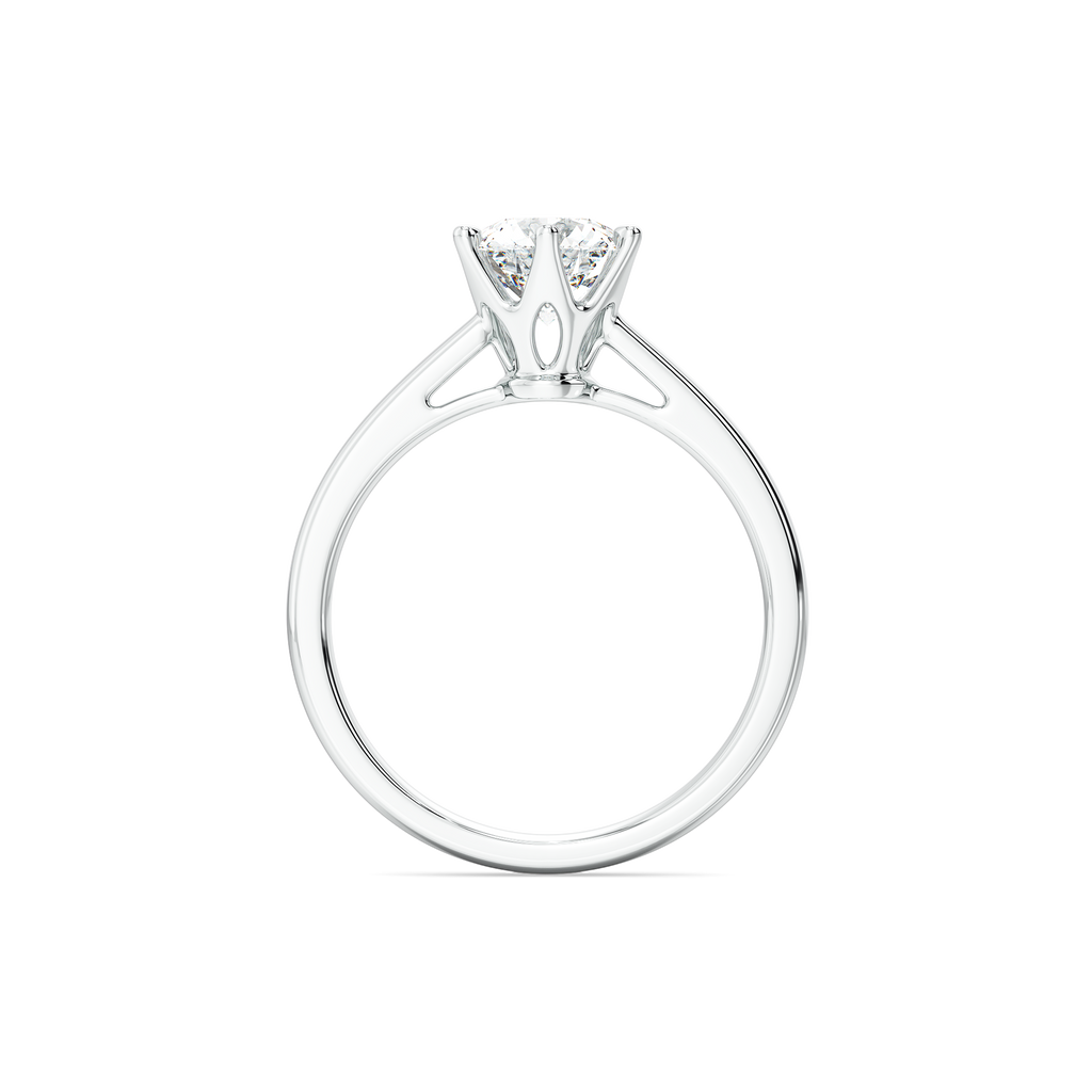 Luminous Charm - Lab Diamond Solitaire Ring