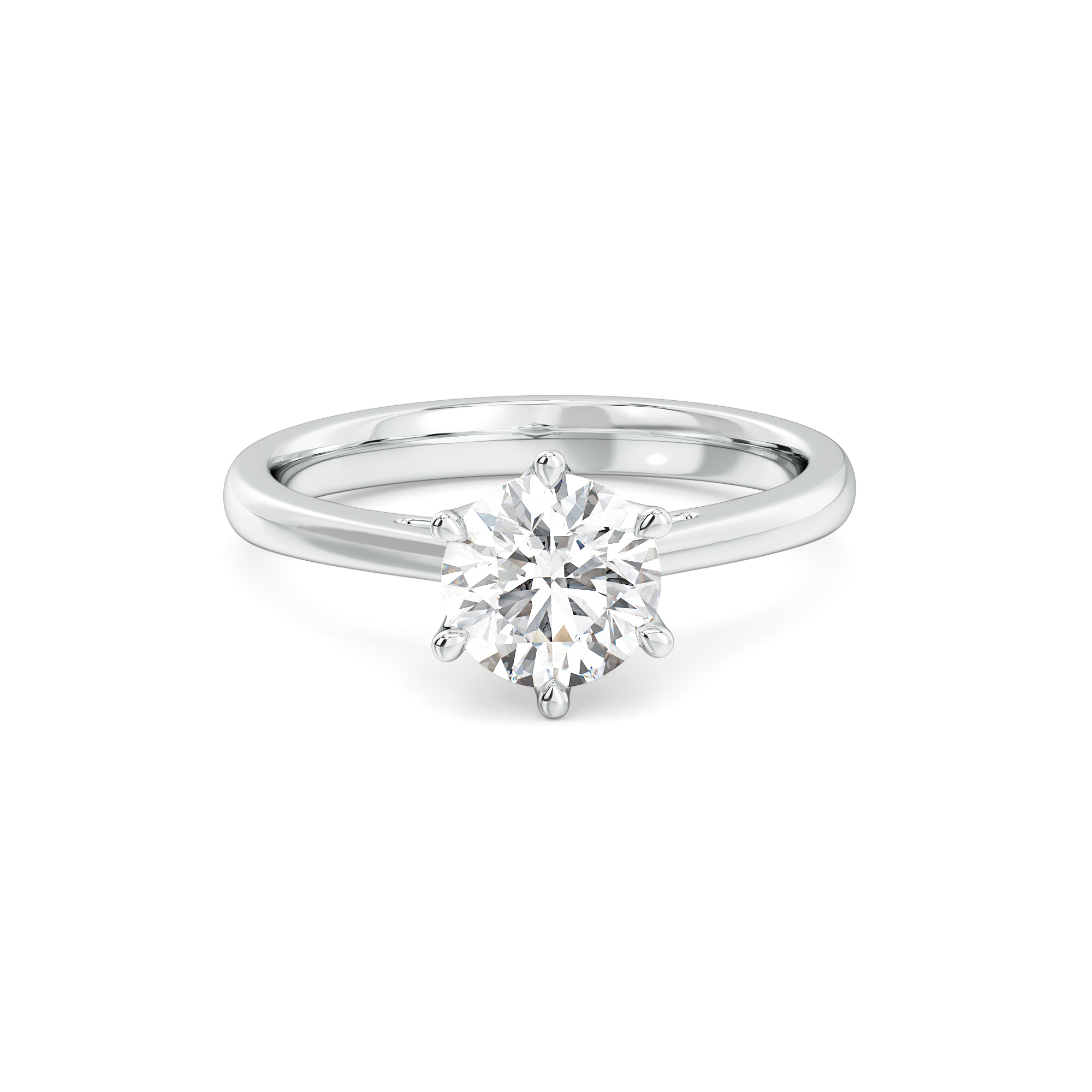 Luminous Charm - Lab Diamond Solitaire Ring