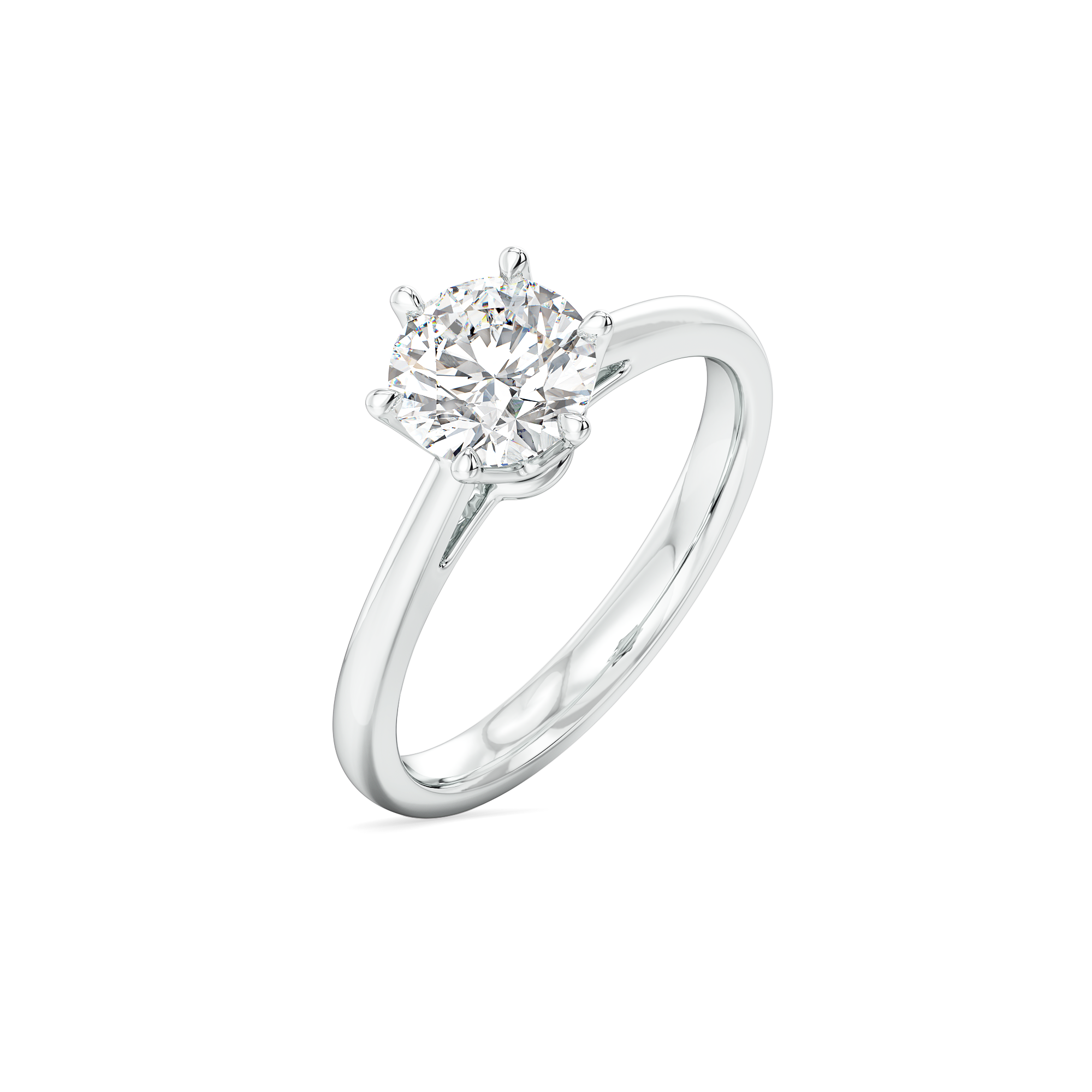 Luminous Charm - Lab Diamond Solitaire Ring Main image