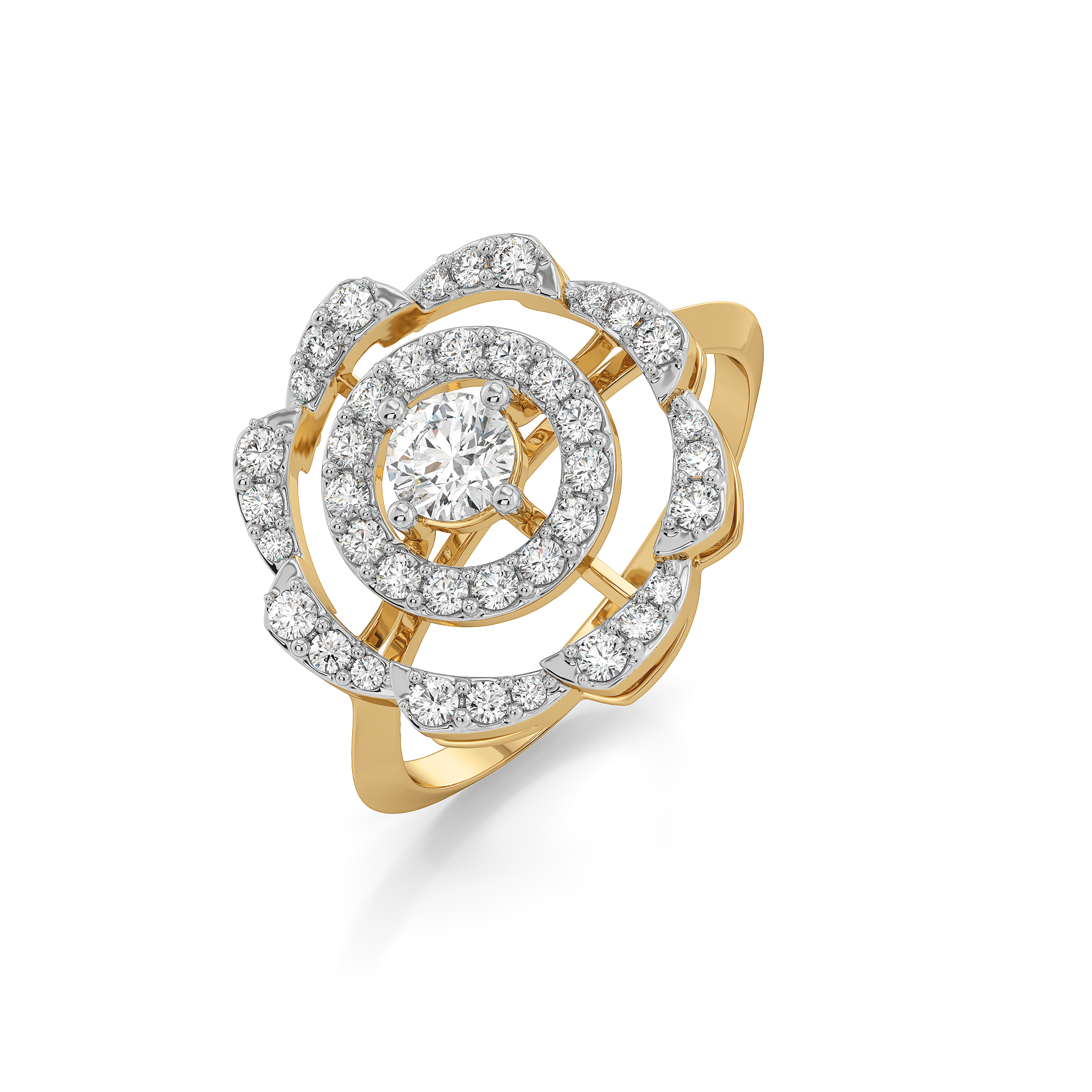 Stellar Shine – Lab Diamond Solitaire Ring Main image