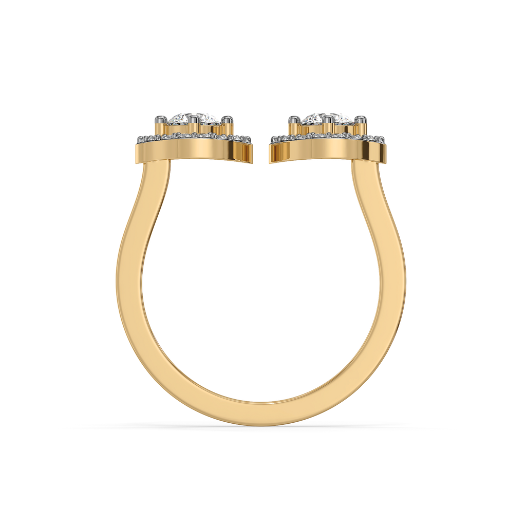 Rain-Dance - Lab Diamond Solitaire Ring