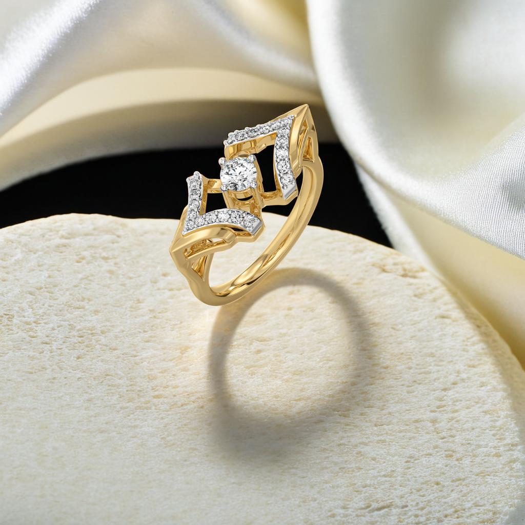 Fierce Aura - Lab Diamond Solitaire Ring Main image