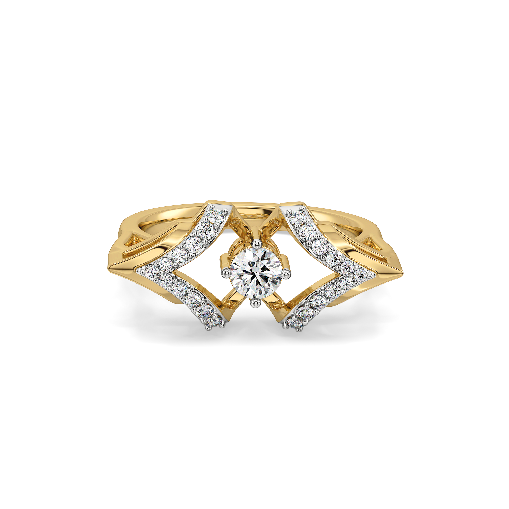 Fierce Aura - Lab Diamond Solitaire Ring Secondary image