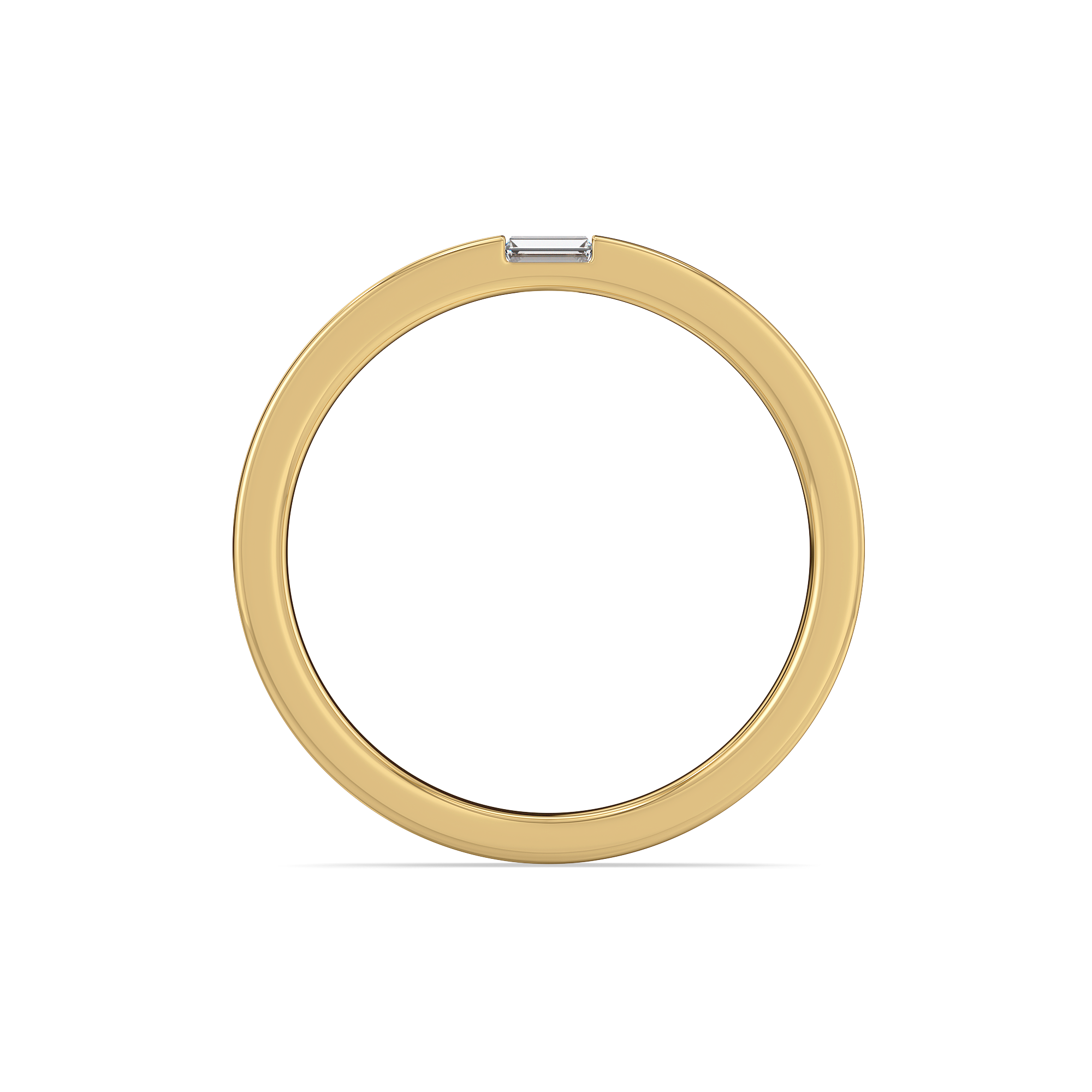 Modern Baguette Band - Lab Diamond Ring