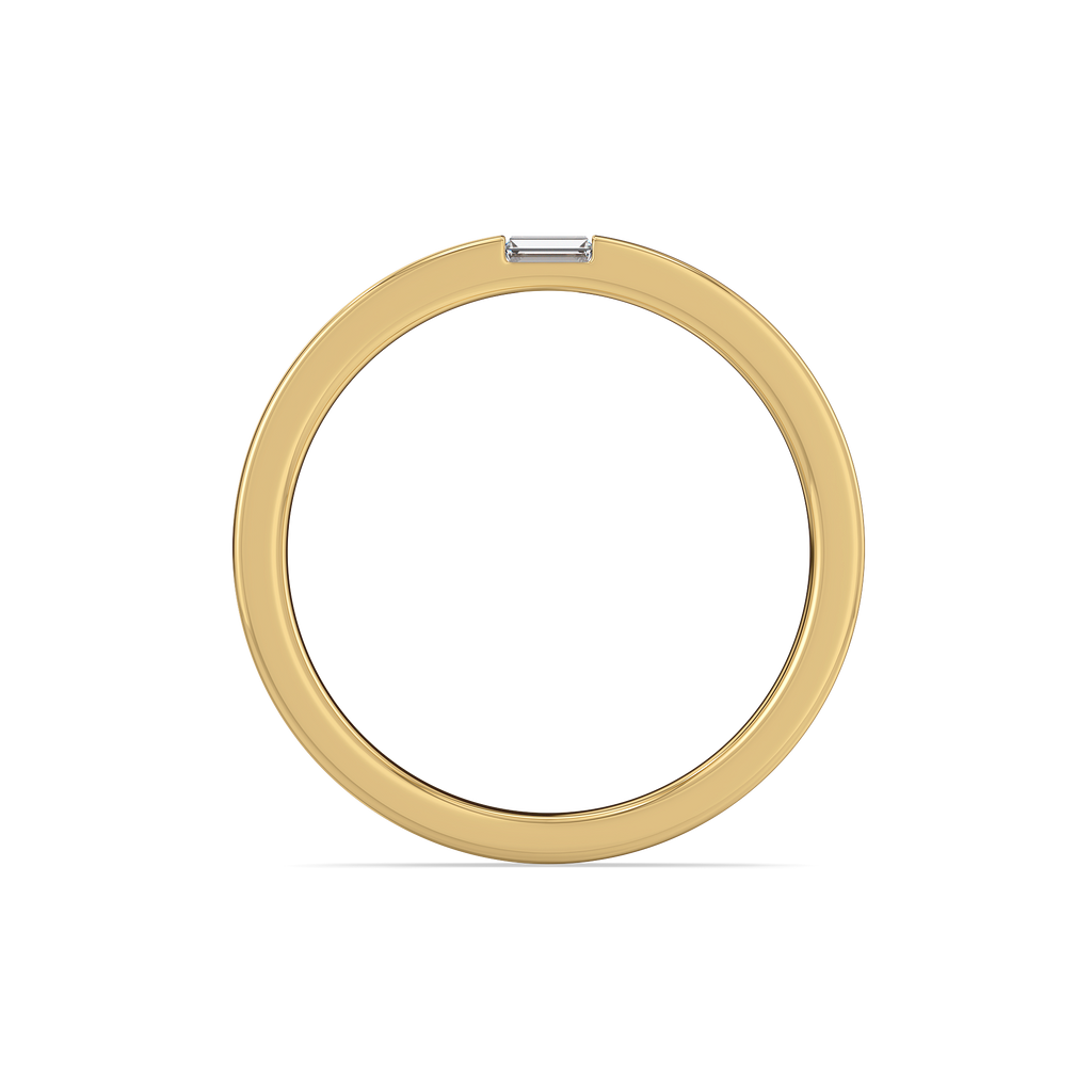Modern Baguette Band - Lab Diamond Ring