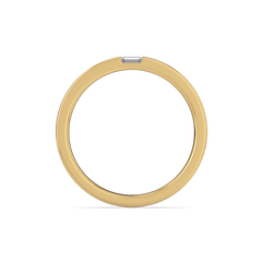 Modern Baguette Band - Lab Diamond Ring