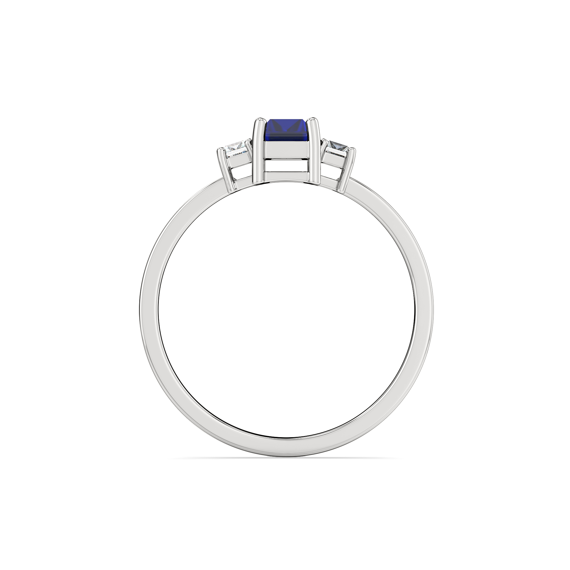 Blue Brilliance - Lab Diamond Ring
