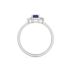 Blue Brilliance - Lab Diamond Ring