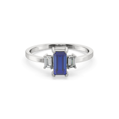 Blue Brilliance - Lab Diamond Ring