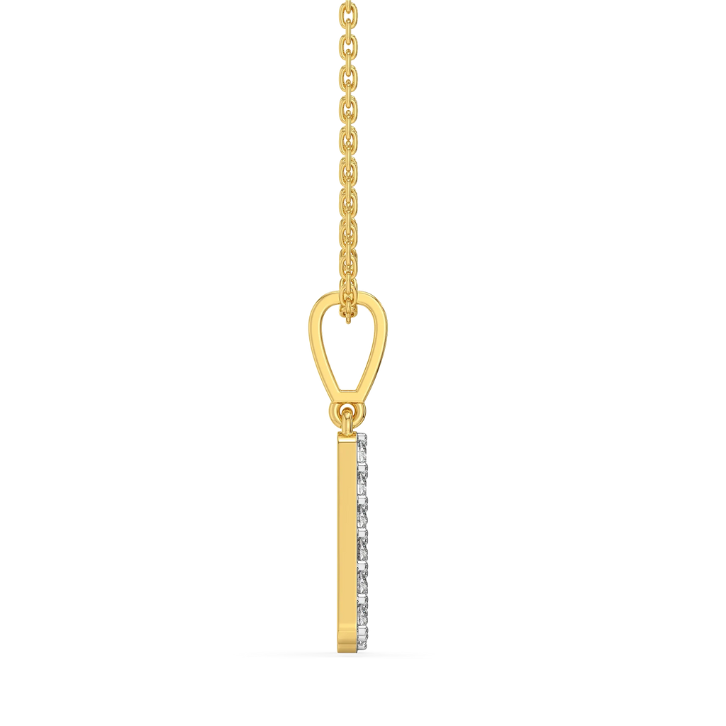 Keep Up K - Lab Diamond Alphabet Pendant