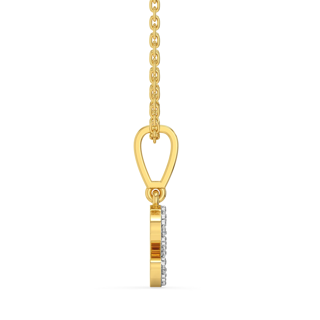 Sassy S - Lab Diamond Alphabet Pendant