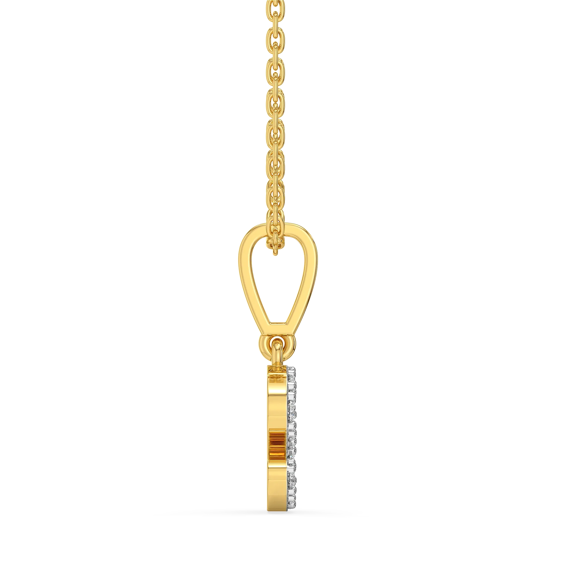 Sassy S - Lab Diamond Alphabet Pendant