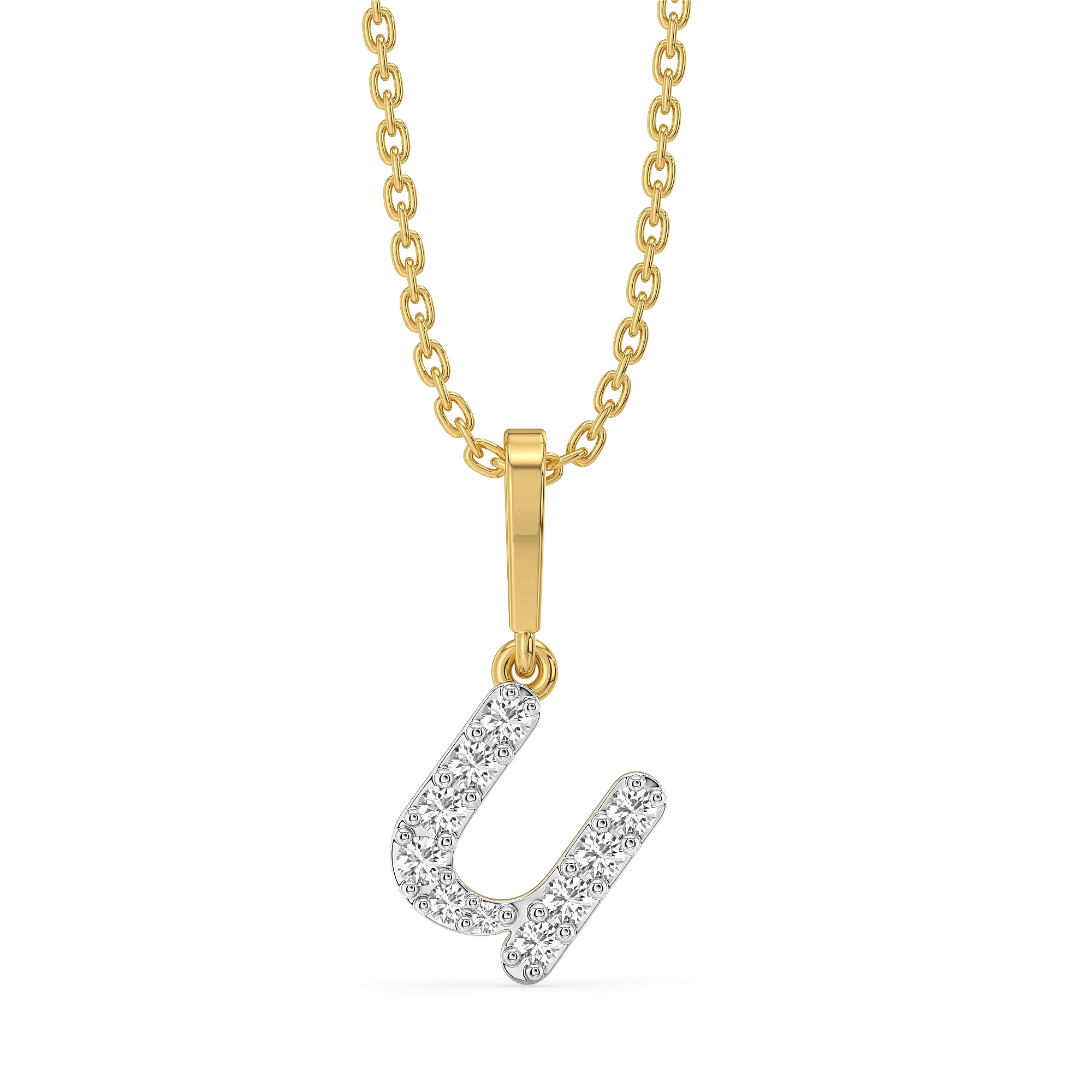 U-nique - Lab Diamond Alphabet Pendant Main image