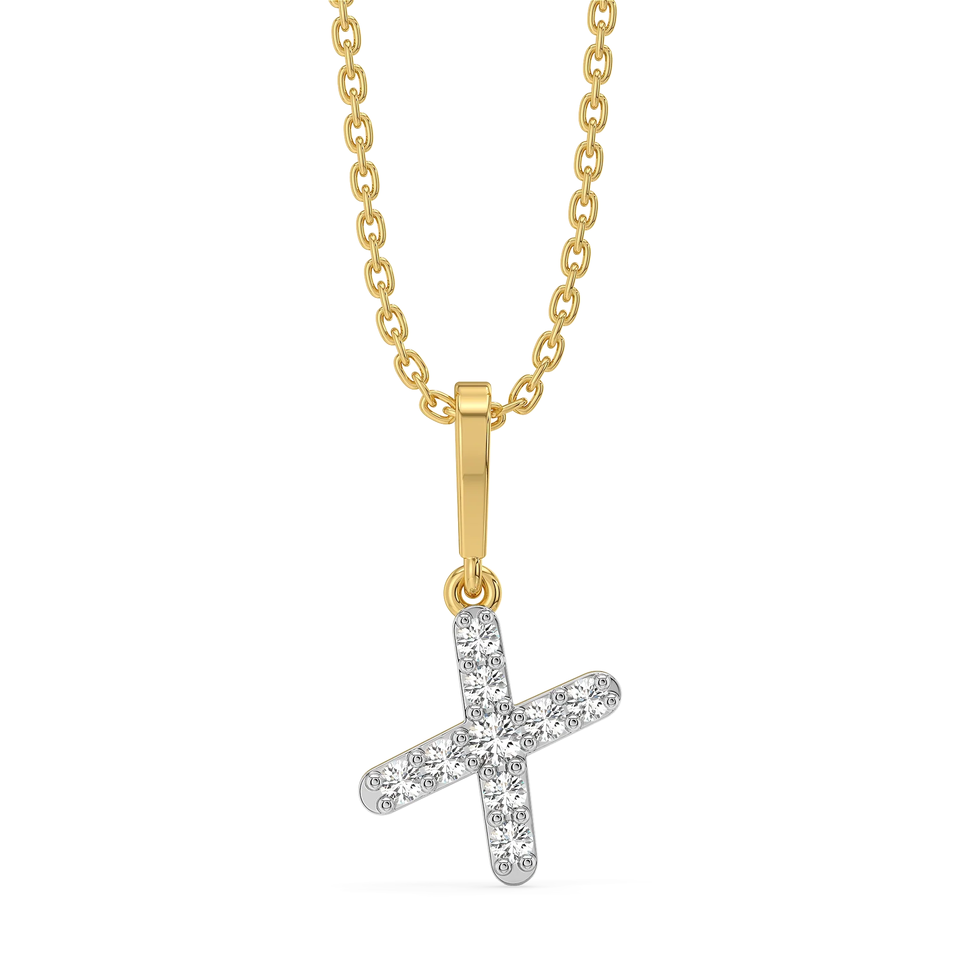 X-tra Spark - Lab Diamond Alphabet Pendant Main image