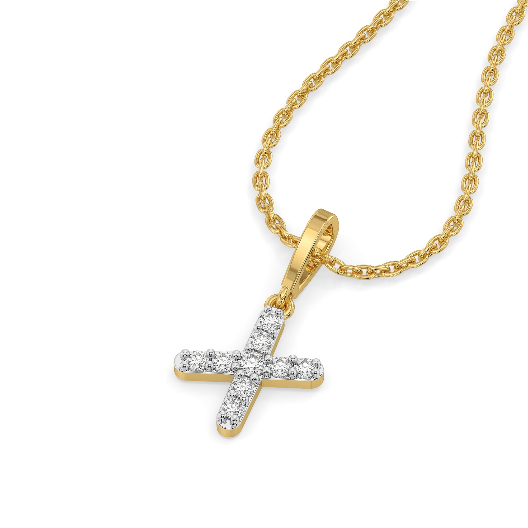 X-tra Spark - Lab Diamond Alphabet Pendant