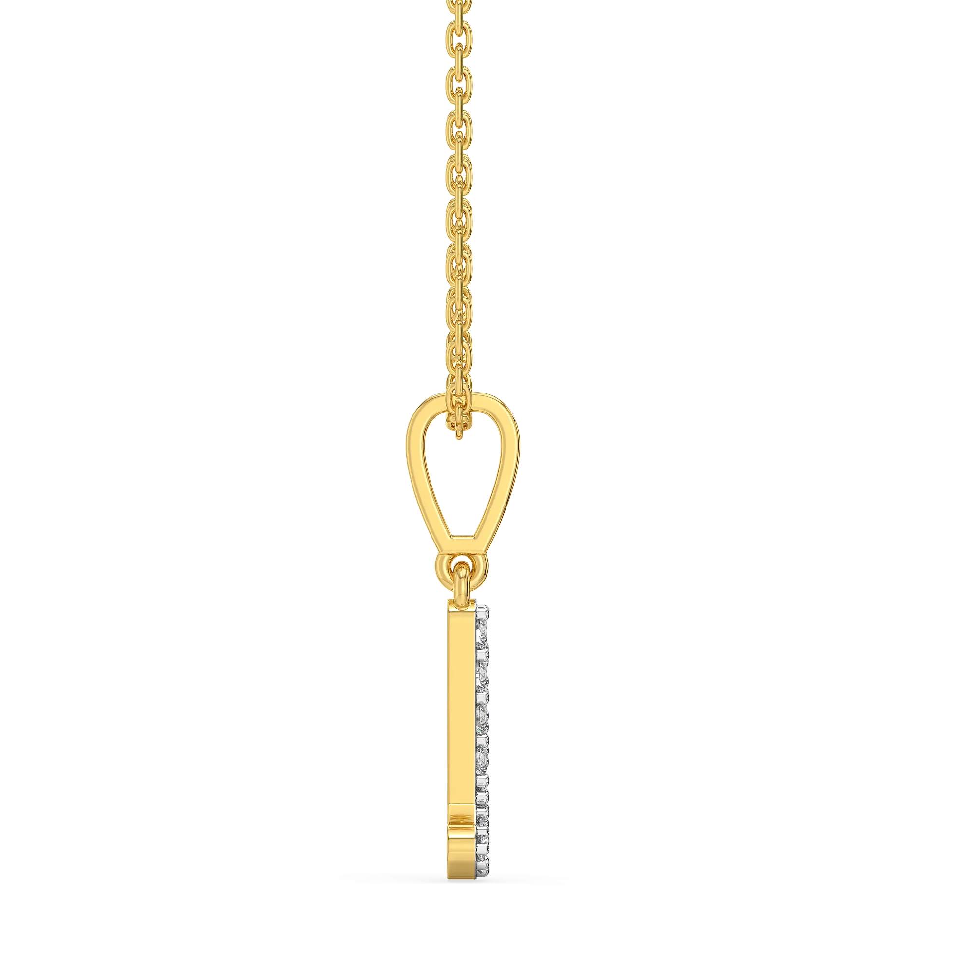 Y-oung at Heart - Lab Diamond Alphabet Pendant