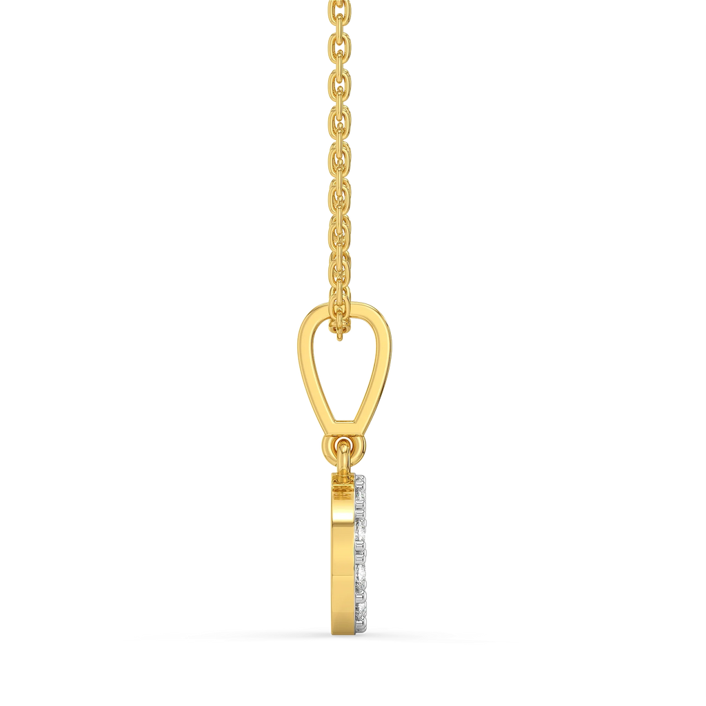 C Me Shine - Lab Diamond Alphabet Pendant
