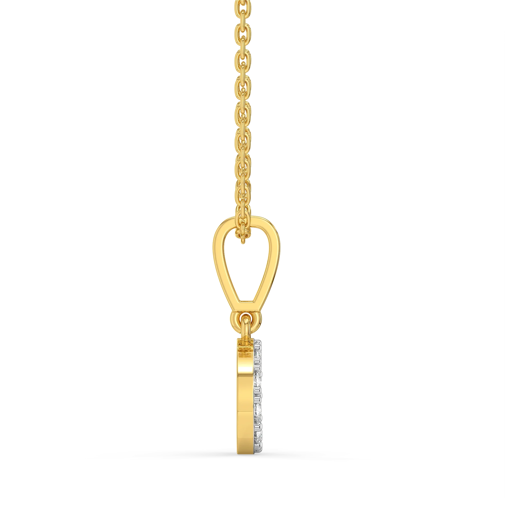 C Me Shine - Lab Diamond Alphabet Pendant
