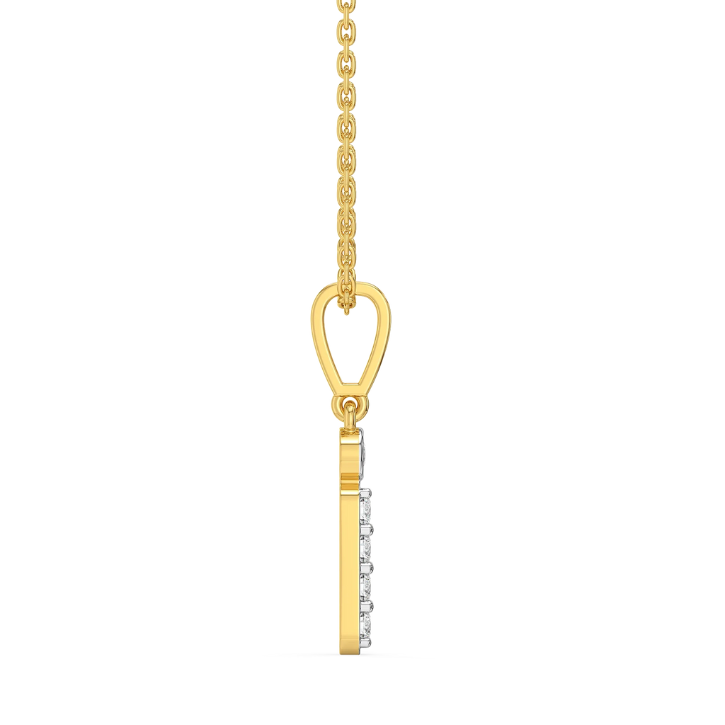 I’m Yours - Lab Diamond Alphabet Pendant