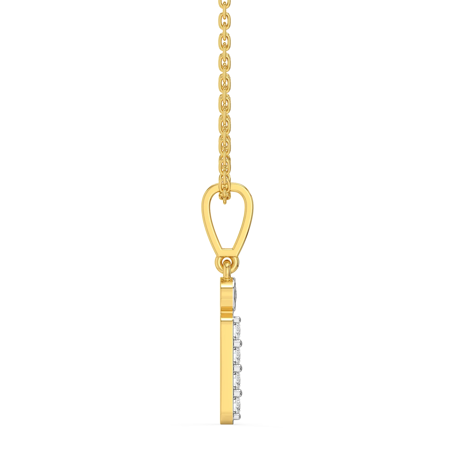I’m Yours - Lab Diamond Alphabet Pendant