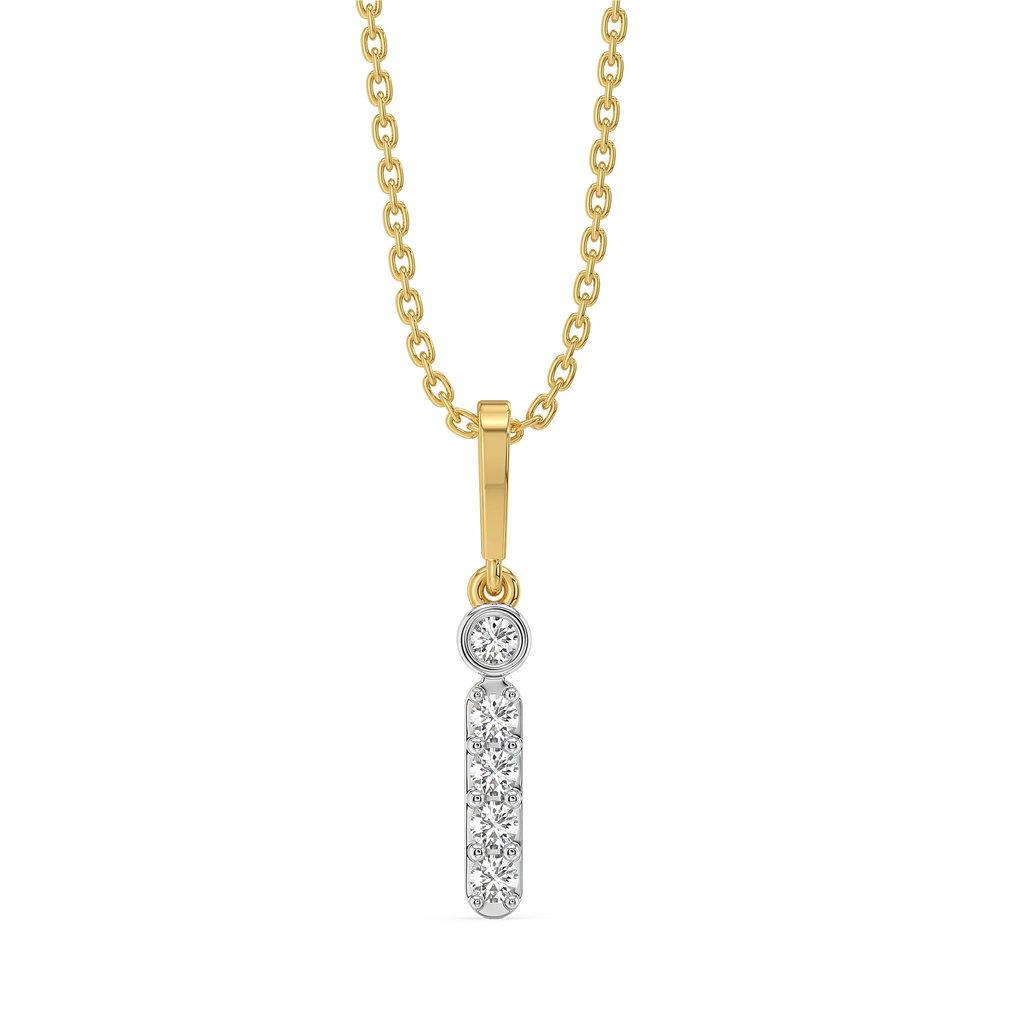 I’m Yours - Lab Diamond Alphabet Pendant
