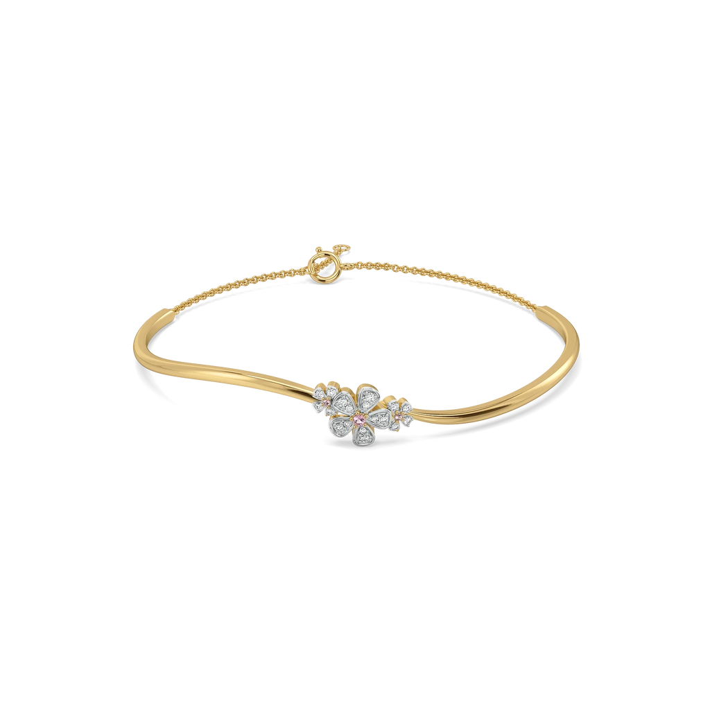 Rosy Garden - Lab Diamond Bangle