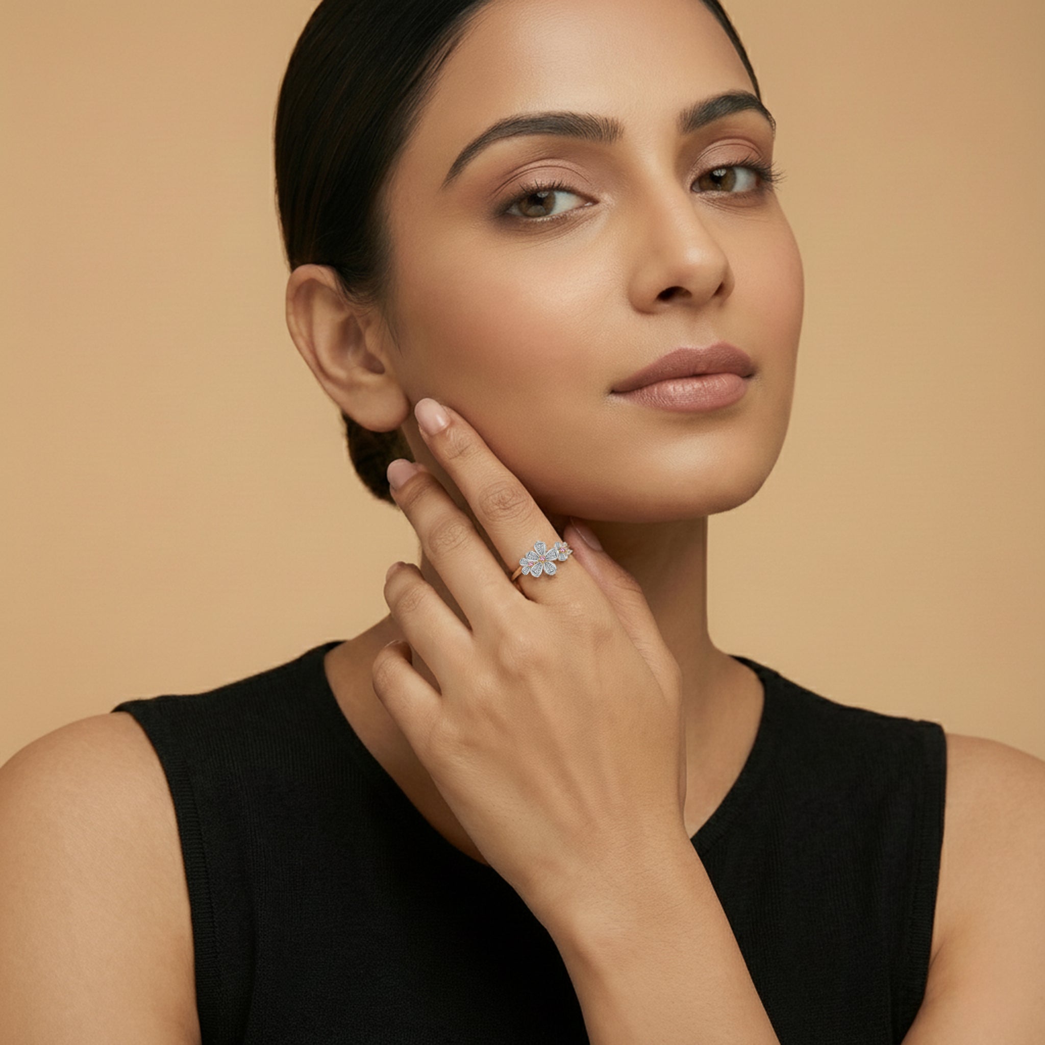 Rosy Garden - Lab Diamond Ring